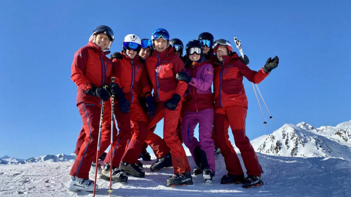 Frauenpower bei der Männerskifahrt